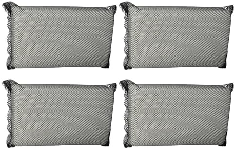 Almohadillas de filtro para robot de piscina, kit de limpieza de malla fina, filtros de aspiradora de repuesto portátiles | Equipo de cuidado de piscina para el hogar para eliminar escombros, polvo