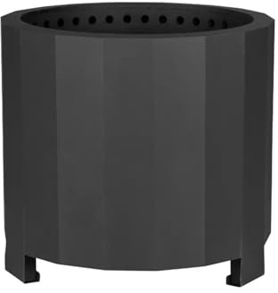 Braciere, Braciere da esterno senza fumo 19,5 pollici di grado commerciale for mobili, braciere portatile a legna naturale per patio, cortile