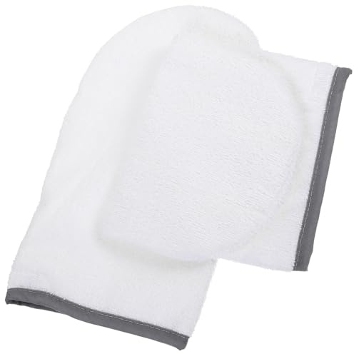 TEHAUX 1 Paire de Moufles de Soin des Mains la Cire Paraffine en Tissu Éponge, Confortables et Isolants pour Usage Maison DIY et Spa Bain de Paraffine Couleur Aléatoire