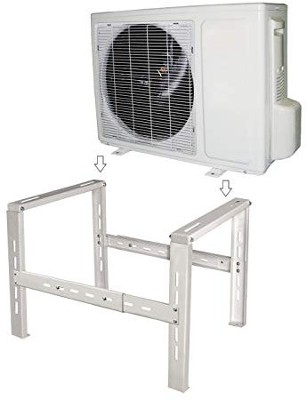 Vecamco Staffa a Pavimento TELESCOPICA per Climatizzatori Supporto Estensibile