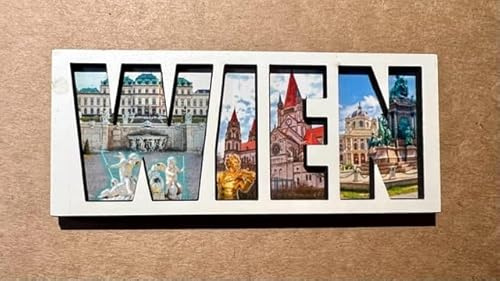 Wien Magnet Wien Souvenir Vienna Fridge Magnet Wien Geschenk Austria Holiday Wien Reise