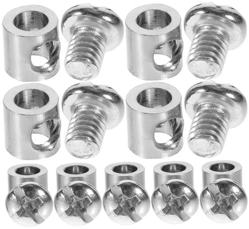 Mobestech 10 Stück Drahtseilklemmen Aus Edelstahl Kabelklemmen Für 1–1 5 Mm Seile Drahtseilbefestigung Zubehör Für Beleuchtungskörper