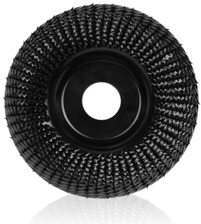 Adiwo Wood Sanding Disc for Angle Grinder, 115 mm Flap Disc Grinder Wheel Disc, Wood Carving Disc Grinder Shaping Disc Carving Tool for Angle Grinder Sanding Cutting Sculpting Shaping Polishing