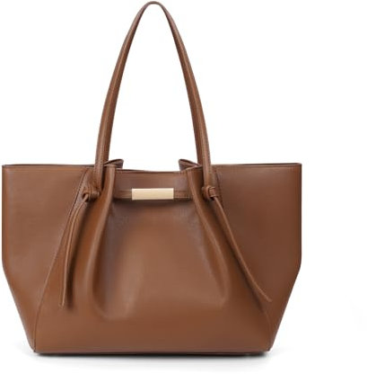 CHAMAIR Shopper Tasche Damen-Henkeltaschen Gross Neue Tote Bag PU Leder Women's Totes Ledertasche Damen Umhängetasche Women's Hobos & Shoulder Bags Beuteltasche für Arbeit Einkaufen Reisen