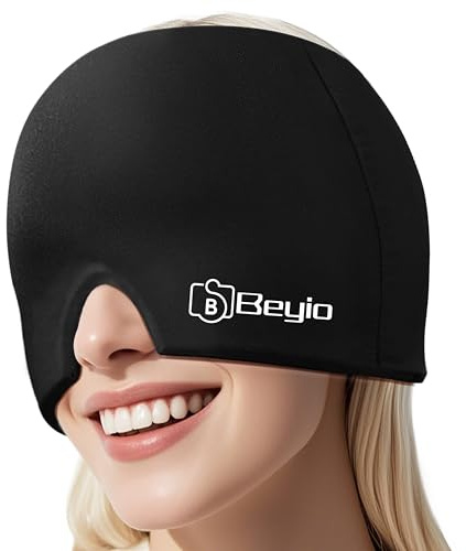 Migraine Cap, All Around Gel Covered Headache Cap, Reusable Cold Cap