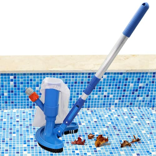 ETUCYNG Aspirateur de Piscine Hors Sol, aspirateur de Piscine sans Fil, aspirateur Haute Performance | Aspirateur de Piscine, saleté et Feuilles, Nettoyeur de Piscine Facile à Utiliser