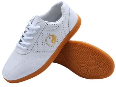 Fooceoute Taichi Schuhe FüR Herren Und Damen,Wingchun Kampfsportschuhe,Taichi Turnschuhe,Gummisohle,Atmungsaktiv Und Bequem,LäSsige Mode,Taekwondo Ikarate Kungfu Und Taichi Schuhe,Unisex