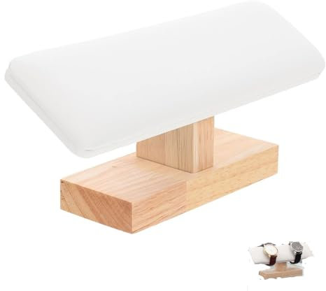 Wooden Jewelry Display Stand, Bracelet & Watch Holder with Modern Organizer for Necklaces, Bangles, Retail Shop & Home Storage