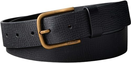 Calvin Klein Herren Round Buckle 35mm Fixed Lv04d7069g Gürtel