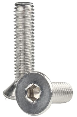 304 Edelstahl Sechskant Innensechskant Senkkopfschraube Flachkopfschraube Bolzen(70mm,M10)
