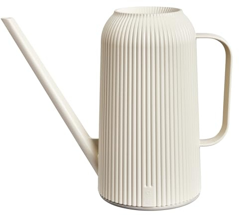 Elho Vibes Fold Watering Can 1.7ltr - Annaffiatoio Piccolo - 100% Plastica Riciclata - L25.2 x B7.4 X H21 - Linen White