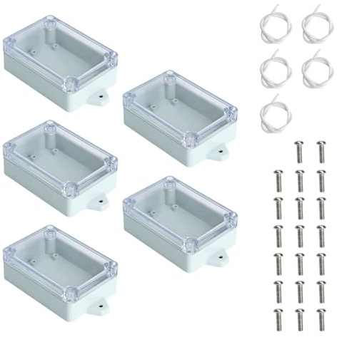 5 Pcs Boite de Derivation Etanche Exterieur, boite electrique 58x83x33mm | Boite Derivation Etanche, Boîtes de Jonction Étanches IP66, Boîtier de Raccordement