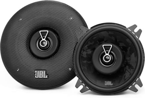 JBL STAGE3 GEN2 48 4 tum koaxialhögtalare set | 65 W RMS/400 W topp, 91 dB, 3 Ohm, 75 Hz-20 kHz - Woofer Plus One, PEI-diskant - galler ingår - 2-pack