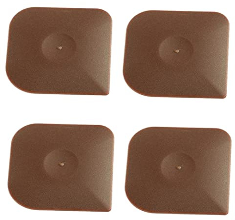 Tsawntd Grattoirs à casseroles en Nylon Anti-Rayures, Outils de Nettoyage pour la Cuisine, 4 pièces, grattoir à Casserole Anti-Rayures pour Ensemble de Plats en Fonte