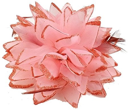 Cheerlife Ansteckblume, Haarblume Haarschmuck Haarblte Brosche Blumen Handgelenk Band Tanzschmuck Bekleidung Zubeh?r Pink
