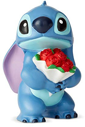 Disney Stitch con Flores, Multicolor, Talla única