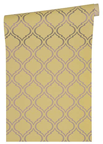 Architects Paper Textiltapete Di Seta Tapete mit Ornamenten barock 10,05 m x 0,70 m beige braun Made in Germany 366654 36665-4