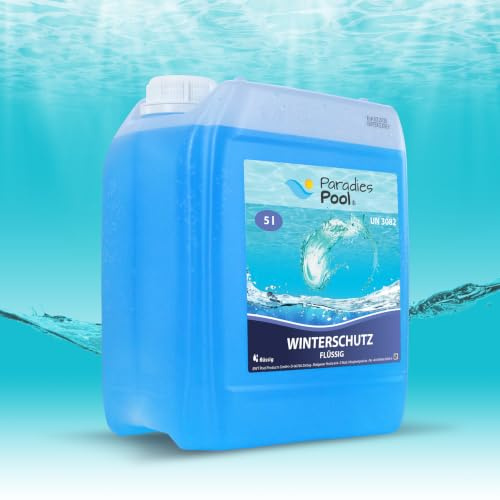 Paradies Pool Winterschutzmittel für Pool, 5 Liter Wintermittel, Überwinterungskonzentrat gegen Algen, schaumfrei, für Schwimmbecken