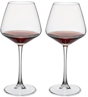 ONSMO Bicchieri Da Vino Rosso Grandi - Calici Per Juici Di Frutta,made Of Lead-free Thickened High Transparent Glass, With A Stable Base And A Beautiful Style, 460ml