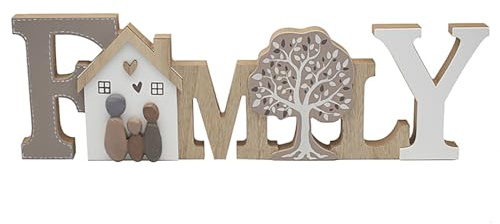 Lesser & Pavey Family Standing Plaque for Gift & Decor | Ideal Signs & Plaque Birthday Gifts for Women & Men | Designed By Love and Affection | Lovely Plaques for Home & Office