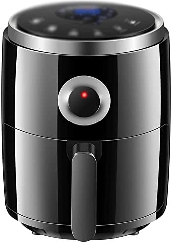 Freidora de aire 3L de gran capacidad con menús Pantalla táctil LED Control de tiempo/temperatura ajustable Freidoras de aire para uso doméstico Cocina sin aceite Freidora de aire eléctrica de 1200 W