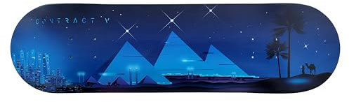 Contract 5 Skateboard Deck Pyramids (7.5)
