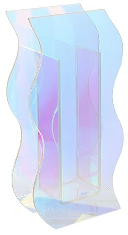 Cabilock 2st Vasen Für Blumen Hochzeitsvase Dekoration Blumenverzierungen Knospenvase Kleiner Blumenstraußhalter Tischvase Trockenblumenbehälter Rosenspaliere Klare Vase Transparent Acryl