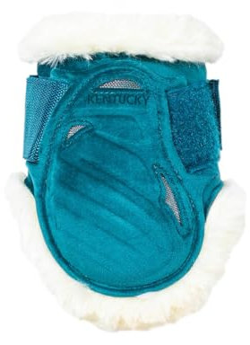 Kentucky - Vegan Sheepskin Streichkappe Junge Pferde Velvet Emerald M