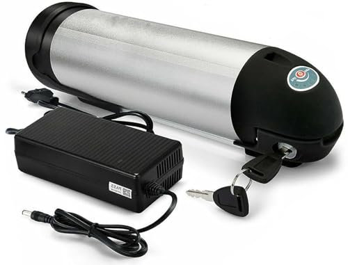 Batería Ebike 36V 48V 8Ah 10Ah, Batería Bicicleta Electrica 48V 8Ah 10AH Batería de Iones de Litio para Motor 1000W 750W 500W 250W con Cargador y Célula Grado A 36V 8Ah,355mm