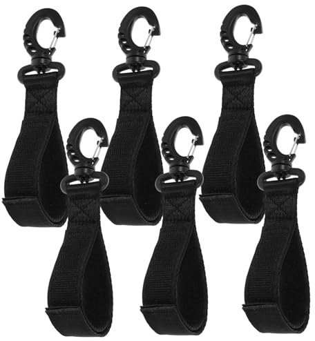 MOTHNUR 6pcs Marine Elastic Boat Dock Mooring Line Hooks with Bungee Cord for Kayak and Outdoor Docking Random Style