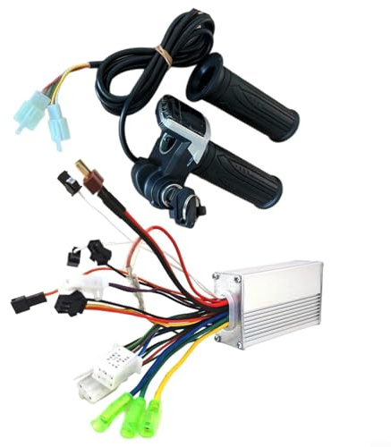 CNANRNANC Electric Bicycle Controller Kit 24V 36V 48V 250W Brushless Motor LCD Display Throttle Handlebar for E-bike