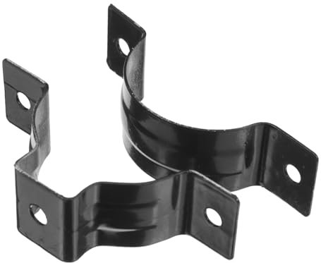 VILLCASE Metal Rigid Pipe Strap Tube Clamp Bracket for Water Pipe U-Shape Clamp Accessory