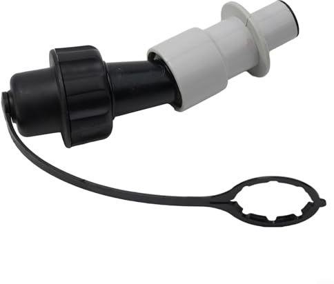 Jonikuper Système de remplissage d'huile professionnel pour tronçonneuse, avec indicateur de niveau de remplissage, bec verseur, compatible avec distributeur de lubrifiant pour barre de tronçonneuse