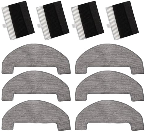 Replacement Filter Set For For Karcher VC 3 Multi-Cyclone Vacuum Cleaner, Includes 4 Dust Container Filters, 4 Special Foams, 2 HEPA Filters and 1 Cleaning Brush, Models 1.198-125.0 and 2.863-238.0