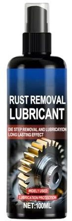 Rust Removal Spray, Multi-Purpose, 100ml, Metal Paint Lubricant, Rust Protection Agent, Versatile Application, for Tools, Steel, Equipment, Hinges, Bolts, Bicycle Chains, Door Locks