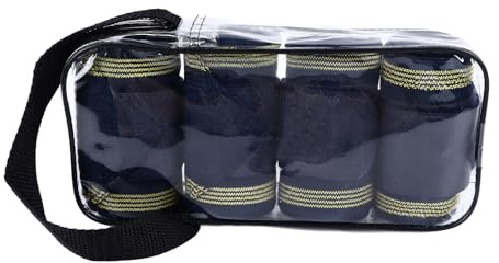 yiMANtrading 4 Bandages pour Jambes de Cheval, Bandages pour Jambes équestres Polyvalents, Bandages Extensibles et protecteurs pour l’entraînement des Chevaux, Les Soins à l’écurie et Les compé