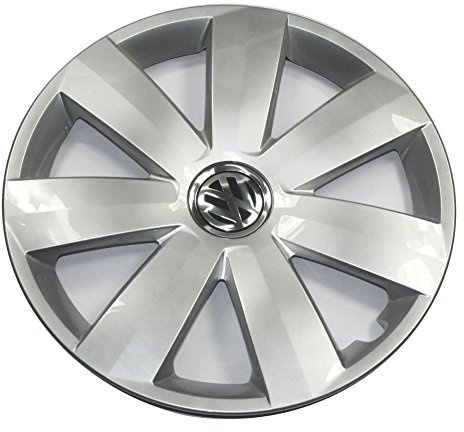 Volkswagen 1T0601147EVZN Radkappe (1 Stück) Radzierblende 16 Zoll Stahlfelgen, silber