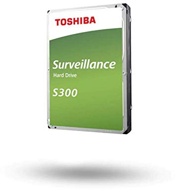Toshiba 10TB S300 Surveillance HDD - 3.5' SATA Internal Hard Drive Supports up to 64 HD cameras at a 180TB/Year workload (HDWT720UZSVA)