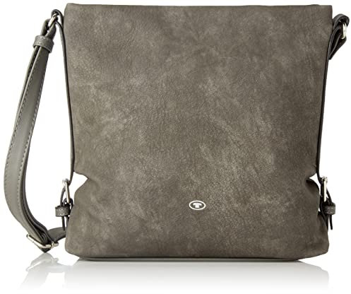 TOM TAILOR- Perugia, Damen, Umhängetasche, M, Grau, 24x8x26 cm