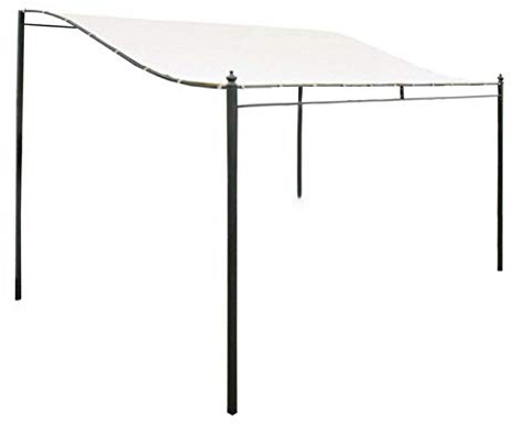 300D Ersatzdach Pavillon Für Anlehn Pavillon,Ersatz Dachplane Für Anbaupavillon, Wasserdicht, Zeltdach Garten Winde Ersatz Baldachin Top Cover BBQ-Pavillon(ohne Ständer)