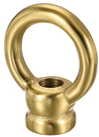 sourcing map Ösenmutter 50kg max. Belastung M10 Gewinde Eisenbronze | Ringform Weibliche Schlaufe, Für Hängelampe Kronleuchter