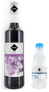 Lot Sirup Rioba & limonade:Sirup Veilchen Rioba 1L - Rioba-limonade (12x33cl)