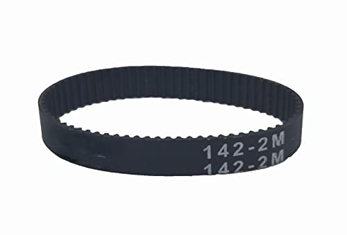 HTD 2M geschlossener Zahnriemen, geschlossener Gummi-Zahnriemen, Breite 4/6/10/15 mm, Länge 118 120 126 130 136 142 158 mm, Antriebszahnriemen (Farbe : 5mm, Größe : 2M-142mm)