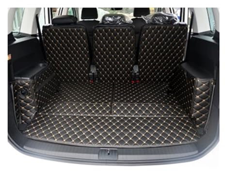 Auto Kofferraum Schutzmatte Für VW Für Touran 7 Sitze 2022–2016 Spezielle Kofferraummatten Kofferraumteppiche Cargo-Liner Gepäckabdeckungen Schutzmatte