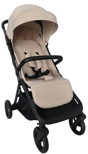 Little Dutch Buggy Kinderwagen Comfort mit Schutzbügel - beige
