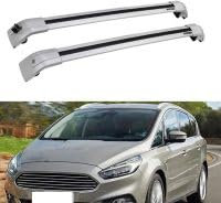 Dachgepäckträger Fahrradträger Für S-MAX 2015-2020, Dachträger Dachboxen Dach Gepäckablage Railing Track Zubehör