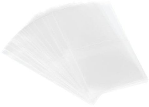 PATIKIL 89x50mm PVC perforierte Schrumpfbänder, 500 Stück Schrumpffolie für Flaschen, Gläser, Dosen und Behälter, passend für Verschlussdurchmesser von 2,05 bis 2,17 Zoll, transparent