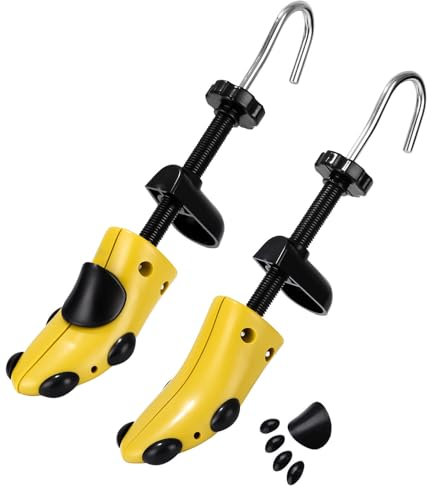 Fiabgum Tendiscarpe, 2 PZ Ingrandisci Di Scarpe, Scarpe Allarga Uomo Donna, Barella Di Scarpe, Ingrandistore Scarpa Regolabile Lunghezza Larghezza Tendiscarpe Plastica Forme Scarpe (35-42)