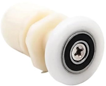 Roulette Douche Poulies de porte de douche, roulettes de cabine de douche à vapeur, accessoires, pièces en nylon, roues de rechange, 4 pièces, accessoires Roulette Porte Coulissante Douche(25mm)