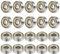 20 Stück Kugellager 8x22x7mm, Kugellager 608ZZ, ABEC Inliner Kugellager Skateboard, Skateboard Kugellager 608, Metall Double Shielded Miniatur Rillenkugellager für Skateboard Roller Inline Skates